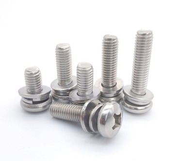 十字小盤頭三組合螺釘GB9074.8